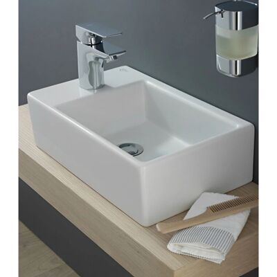 Lavabo Ideal Standard K081701 - Rectangular, orificio de grifo a la izquierda Lavabo Ideal Standard K081701 - Rectangular, orificio de grifo a la izquierda