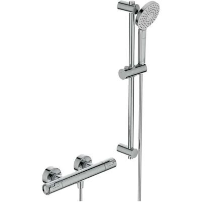 Ideal Standard CeraTherm T50 Douche Set - Chroom, 600mm Stang, 3 Stralen Ideal Standard CeraTherm T50 Douche Set - Chroom, 600mm Stang, 3 Stralen