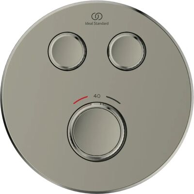 Termostat de duș Ideal Standard Navigo - Furtună Argintie - 2 Ieșiri - Montare pe perete Termostat de duș Ideal Standard Navigo - Furtună Argintie - 2 Ieșiri - Montare pe perete