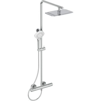 Sistem de duș Ideal Standard T100 - Termostatic, Cromat, Reglabil Sistem de duș Ideal Standard T100 - Termostatic, Cromat, Reglabil