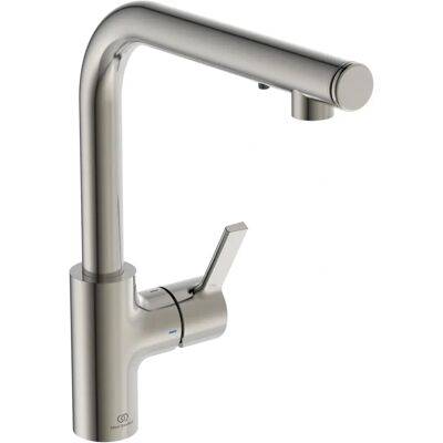 Ideal Standard Storm Silber Küchenarmatur mit Sensor-Seifenspender - L-Form 232mm Ideal Standard Storm Silber Küchenarmatur mit Sensor-Seifenspender - L-Form 232mm