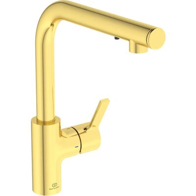 Ideal Standard Gebürstet Goldene Küchenarmatur mit Sensor-Seifenspender - Küchenarmatur Ideal Standard Gebürstet Goldene Küchenarmatur mit Sensor-Seifenspender - Küchenarmatur