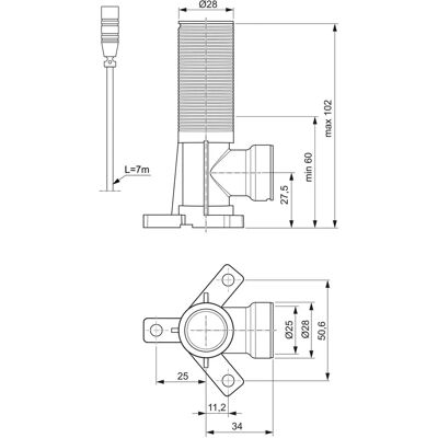 Ideal Standard - A1070NU - LED-Regenbrause - Dusch-Set Ideal Standard - A1070NU - LED-Regenbrause - Dusch-Set