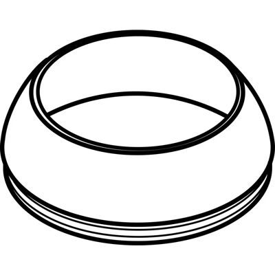 Ideal - Tapa embellecedora neon chrome wt / bidé standard Ideal - Tapa embellecedora neon chrome wt / bidé standard
