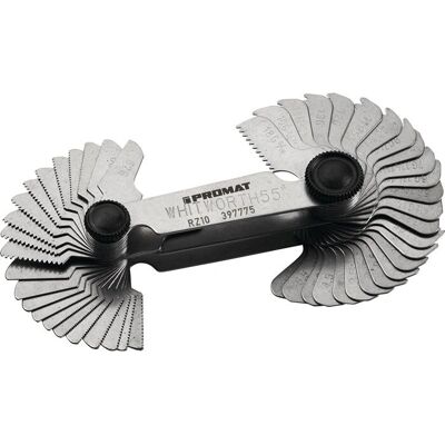 PROMAT - M/G 60° - 52 Stück - Gewindemesslehre PROMAT - M/G 60° - 52 Stück - Gewindemesslehre