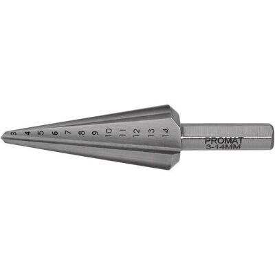 PROMAT Kegelausdrücker für Blech - 3-14mm Lochgröße - 58mm Länge PROMAT Kegelausdrücker für Blech - 3-14mm Lochgröße - 58mm Länge