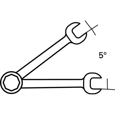 PROMAT - SW 14mm - 193mm - Ratschen-Schraubenschlüssel PROMAT - SW 14mm - 193mm - Ratschen-Schraubenschlüssel