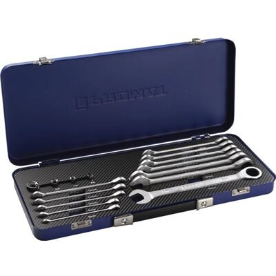 Set Chiavi a Crick Promat - 16 Pezzi, 8-19mm, Dritto Set Chiavi a Crick Promat - 16 Pezzi, 8-19mm, Dritto