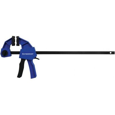 Abrazadera PROMAT - Ajustable 130-465mm - Capacidad 300mm - Operación con una mano Abrazadera PROMAT - Ajustable 130-465mm - Capacidad 300mm - Operación con una mano