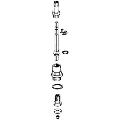 Hansa Modello 59902724 Testa valvola in ottone - 10-45mm G3/4 Hansa Modello 59902724 Testa valvola in ottone - 10-45mm G3/4