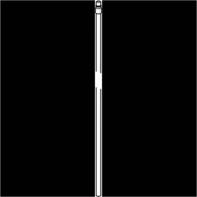 Hansa Anschluss M8 x 1 - 560mm Chrom - Befestigungsteil Hansa Anschluss M8 x 1 - 560mm Chrom - Befestigungsteil