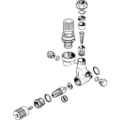 Hansa Modello 59905142 Blocco Valvole - Max 6 Bar Hansa Modello 59905142 Blocco Valvole - Max 6 Bar