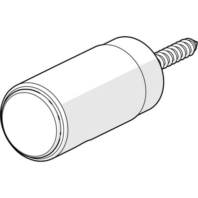 Hansa 59913712 Chrom Oberer Gleitstangenhalter - Shower Part Hansa 59913712 Chrom Oberer Gleitstangenhalter - Shower Part