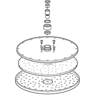 Hansa Chrom Brausekopf 300mm - Dusche Hansa Chrom Brausekopf 300mm - Dusche