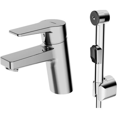 Hansa Hansatwist Chrom Waschtischarmatur mit Funktionsbrause - Armatur Hansa Hansatwist Chrom Waschtischarmatur mit Funktionsbrause - Armatur