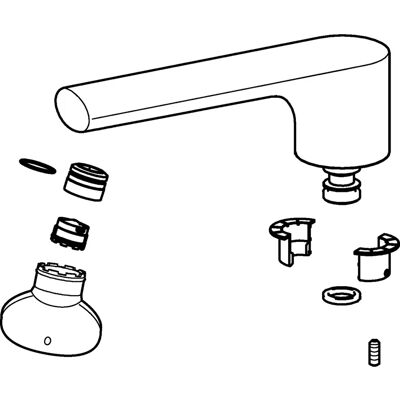 Hansa Modell 59913986 Schwenkbarer Wasserhahn Auslauf - Wasserhahn Auslauf Hansa Modell 59913986 Schwenkbarer Wasserhahn Auslauf - Wasserhahn Auslauf