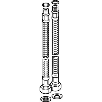 Hansa Druckschlauch M8x1 - G3/8 - 480mm - Druckschlauch Hansa Druckschlauch M8x1 - G3/8 - 480mm - Druckschlauch