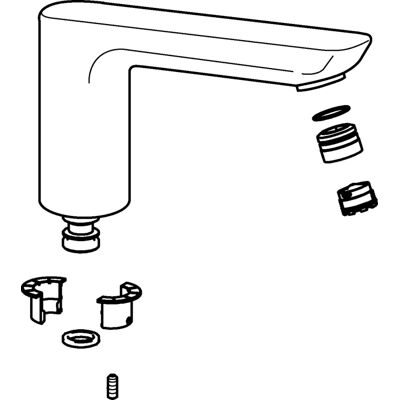 Hansa Ligna Schwenkbarer Auslauf - Armaturenauslauf Hansa Ligna Schwenkbarer Auslauf - Armaturenauslauf
