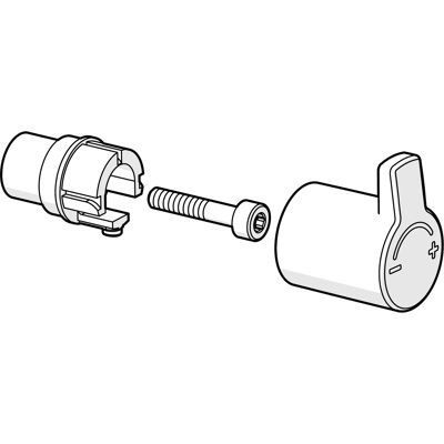 Hansa 59914108 Chrom Temperaturanpassungsgriff - Temperaturregler Hansa 59914108 Chrom Temperaturanpassungsgriff - Temperaturregler