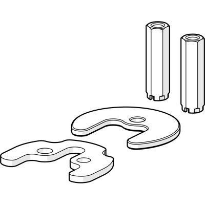Hansa Modell 6509 Befestigungssatz - Fixing Kit Hansa Modell 6509 Befestigungssatz - Fixing Kit