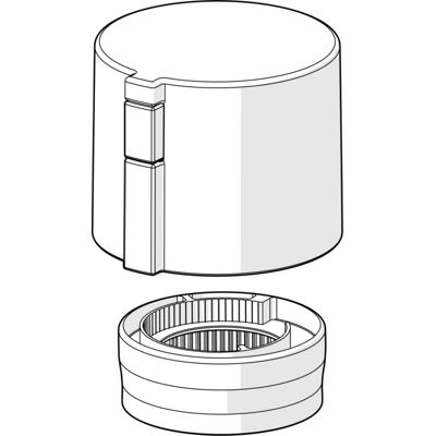 Hansa 59914134 Temperaturregelgriff - Temperature Control Handle Hansa 59914134 Temperaturregelgriff - Temperature Control Handle
