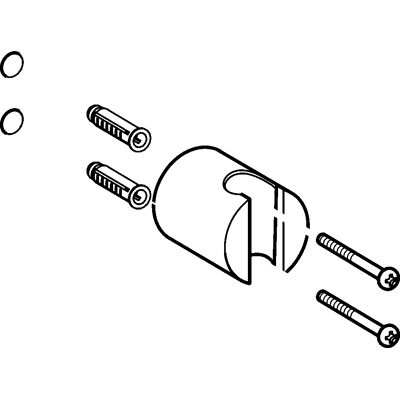 Hansa 59914178 - Support de Hansa complet - Brausehalter Hansa 59914178 - Support de Hansa complet - Brausehalter