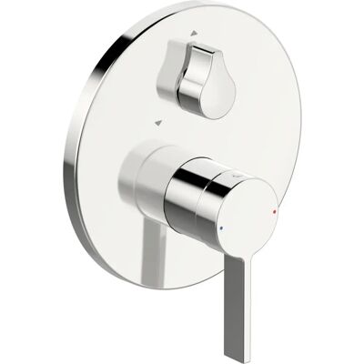 Amestecător baie și duș Hansa Loft - Siguranță, rozetă rotundă, comutator ceramic independent de presiune Amestecător baie și duș Hansa Loft - Siguranță, rozetă rotundă, comutator ceramic independent de presiune