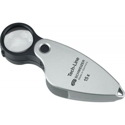 Lupa Schweizer 15x - Lupa de precisión plegable Lupa Schweizer 15x - Lupa de precisión plegable