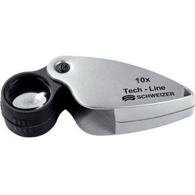 Loupe Impact Schweizer 20x - Lentille pliante - Publicité Loupe Impact Schweizer 20x - Lentille pliante - Publicité