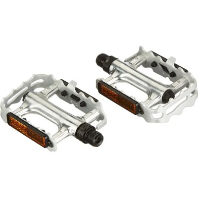 VP Pédale VTT 90x68mm - Aluminium, Argent, Réflecteur - Pédales vélo - Publicité VP Pédale VTT 90x68mm - Aluminium, Argent, Réflecteur - Pédales vélo - Publicité