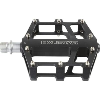 Exustar E-PB525 Aluminium Bike Pedals - BMX/MTB Black Exustar E-PB525 Aluminium Bike Pedals - BMX/MTB Black