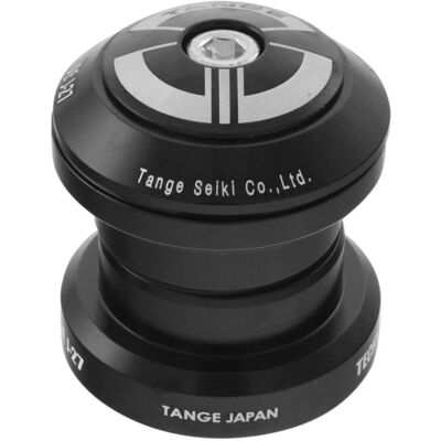 Tange Seiki Balhoofdbuis 1 1/8" in aluminium zwart met industriële lagers Tange Seiki Balhoofdbuis 1 1/8" in aluminium zwart met industriële lagers