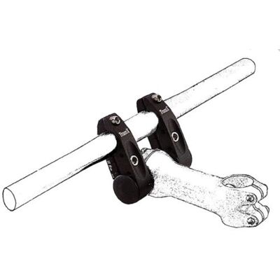 Adaptateur de guidon Tranz X - Aluminium Noir - Diamètre de serrage 25,4 mm - Publicité Adaptateur de guidon Tranz X - Aluminium Noir - Diamètre de serrage 25,4 mm - Publicité