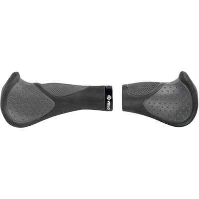 Velo Fiets Handlebar Grips - Ergonomisch, Zwart/Groen - MTB, Trekking, Stad Velo Fiets Handlebar Grips - Ergonomisch, Zwart/Groen - MTB, Trekking, Stad