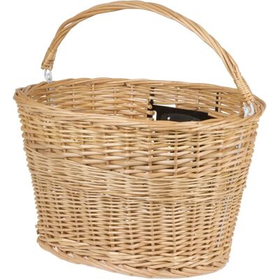 M-Wave BA-FW Front Bicycle Basket - Brown M-Wave BA-FW Front Bicycle Basket - Brown