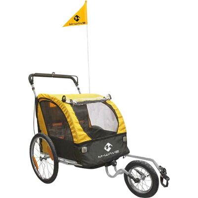 Kočárek M-Wave M pro Wave - skládací, 20 palcová kola, ruční brzda - pro 2 děti - max 50kg Kočárek M-Wave M pro Wave - skládací, 20 palcová kola, ruční brzda - pro 2 děti - max 50kg