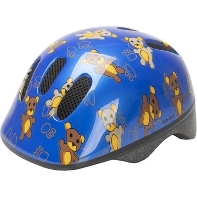 Casco bambino M-wave Kid-X-S Blu - Regolabile, Protezione insetti, Visiera Casco bambino M-wave Kid-X-S Blu - Regolabile, Protezione insetti, Visiera