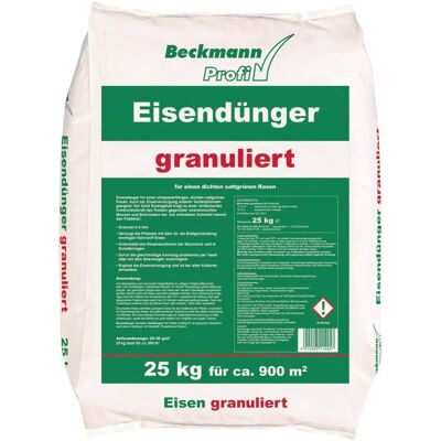 Engrais Ferreux Beckmann - 25 Kg Fertilisant Granulé pour Pelouse - Publicité Engrais Ferreux Beckmann - 25 Kg Fertilisant Granulé pour Pelouse - Publicité