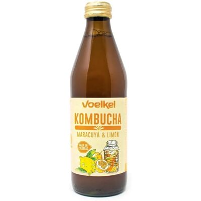 Voelkel Kombucha de limón y maracuyá orgánico - 330ml Voelkel Kombucha de limón y maracuyá orgánico - 330ml