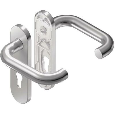 BKS - Drückergarnitur - Edelstahl - Rondo H1.0 - Für Türen 37-42mm - Drückergarnitur BKS - Drückergarnitur - Edelstahl - Rondo H1.0 - Für Türen 37-42mm - Drückergarnitur