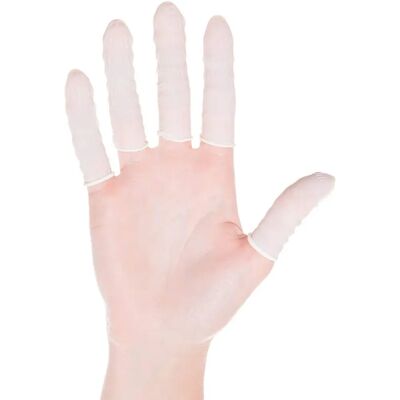 Hygostar Nitril-Fingerlinge - Pudefrei, Weiß, 150x100mm - Einweg Nitril Fingerlinge Hygostar Nitril-Fingerlinge - Pudefrei, Weiß, 150x100mm - Einweg Nitril Fingerlinge