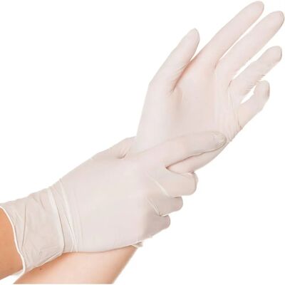 Hygonorm Weiße Lebensmittelkontakt Nitrilhandschuhe - Einmalhandschuhe Hygonorm Weiße Lebensmittelkontakt Nitrilhandschuhe - Einmalhandschuhe