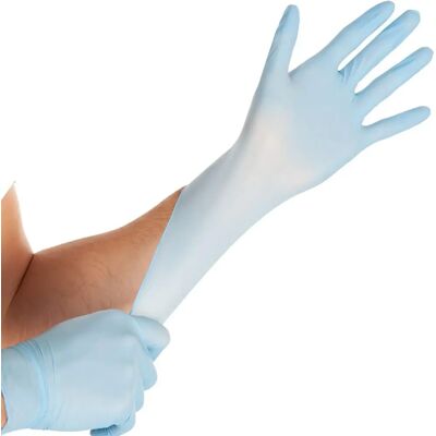 Hygostar Nitrilhandschuhe Safe Super Stretch - XL, Blau - Einwegprodukt Hygostar Nitrilhandschuhe Safe Super Stretch - XL, Blau - Einwegprodukt