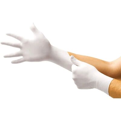 Hygostar Nitril Handschuhe SAFE PREMIUM Weiß L - Handschuhe Hygostar Nitril Handschuhe SAFE PREMIUM Weiß L - Handschuhe