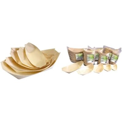 NATUREStar Ökologisches Fingerfood-Tablett Boot - Servierbrett NATUREStar Ökologisches Fingerfood-Tablett Boot - Servierbrett