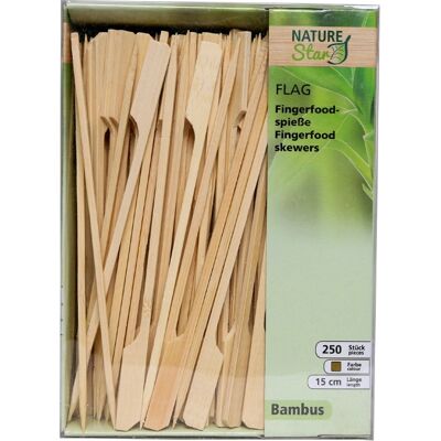NatureStar Bambus Fingerfood-Spieße - 40 x 250 St - Umweltfreundlich, Stabil NatureStar Bambus Fingerfood-Spieße - 40 x 250 St - Umweltfreundlich, Stabil