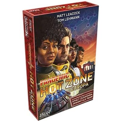 Asmodee Pandemic Hot Zone Európa - Tábla játék 2-4 játékosnak, 8+ év Asmodee Pandemic Hot Zone Európa - Tábla játék 2-4 játékosnak, 8+ év