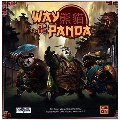 Pendragon PGSD0002 - Way of the Panda - Brettspiel - 2-4 Spieler - Ab 8 Jahren Pendragon PGSD0002 - Way of the Panda - Brettspiel - 2-4 Spieler - Ab 8 Jahren