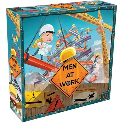 Asmodée Men at Work Jeu de Construction en Acier - Jeu Familial - Publicité Asmodée Men at Work Jeu de Construction en Acier - Jeu Familial - Publicité