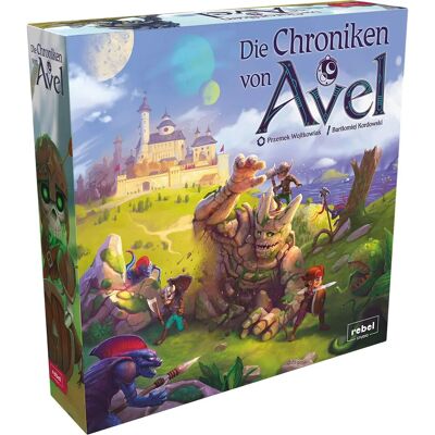 Asmodee Les Chroniques d'Avel Jeu de Société Rôle-Interpretation - Publicité Asmodee Les Chroniques d'Avel Jeu de Société Rôle-Interpretation - Publicité